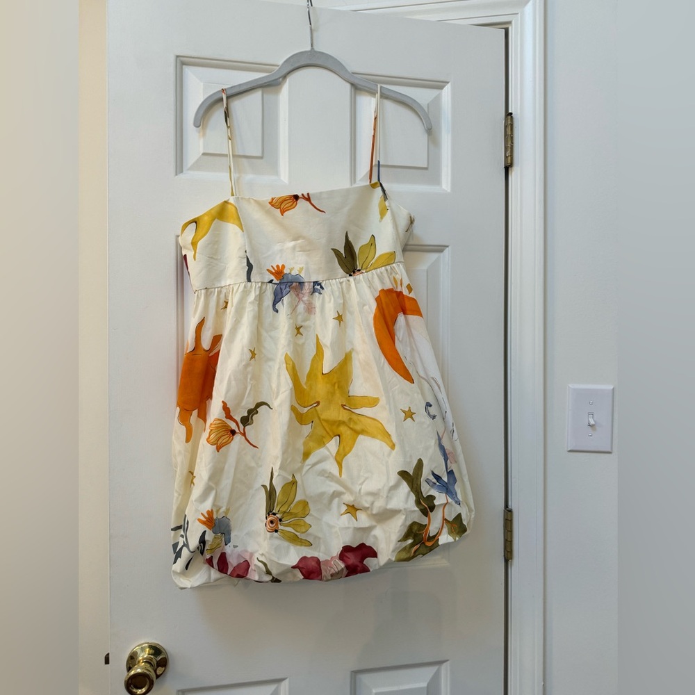 Zara printed bubble dress